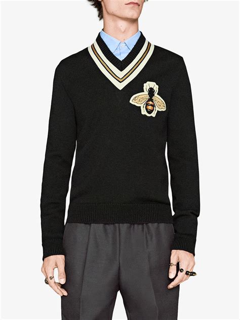 gucci sweater men bee